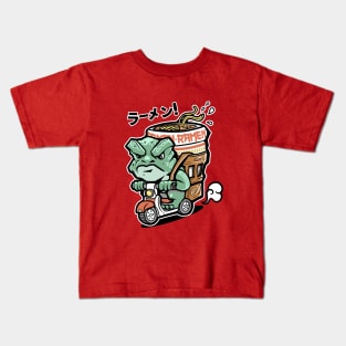Ramen Delivery Frog Kids T-Shirt